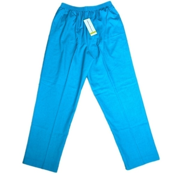ALFRED Dunner Samba Teal Pants NWT - Picture 2 of 5